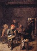 BROUWER, Adriaen Peasants Smoking and Drinking